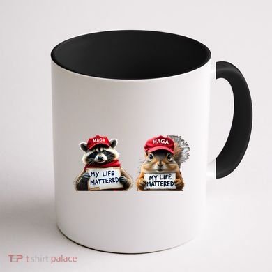Justice For Peanut The Squirrel And Fred The Raccoon Coffee Mug back