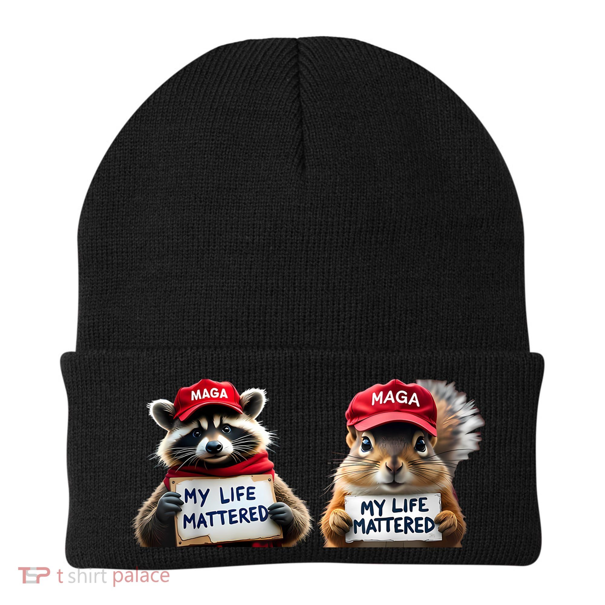 Justice For Peanut The Squirrel And Fred The Raccoon Beanie