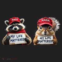 Justice For Peanut The Squirrel And Fred The Raccoon Beanie thumb 2