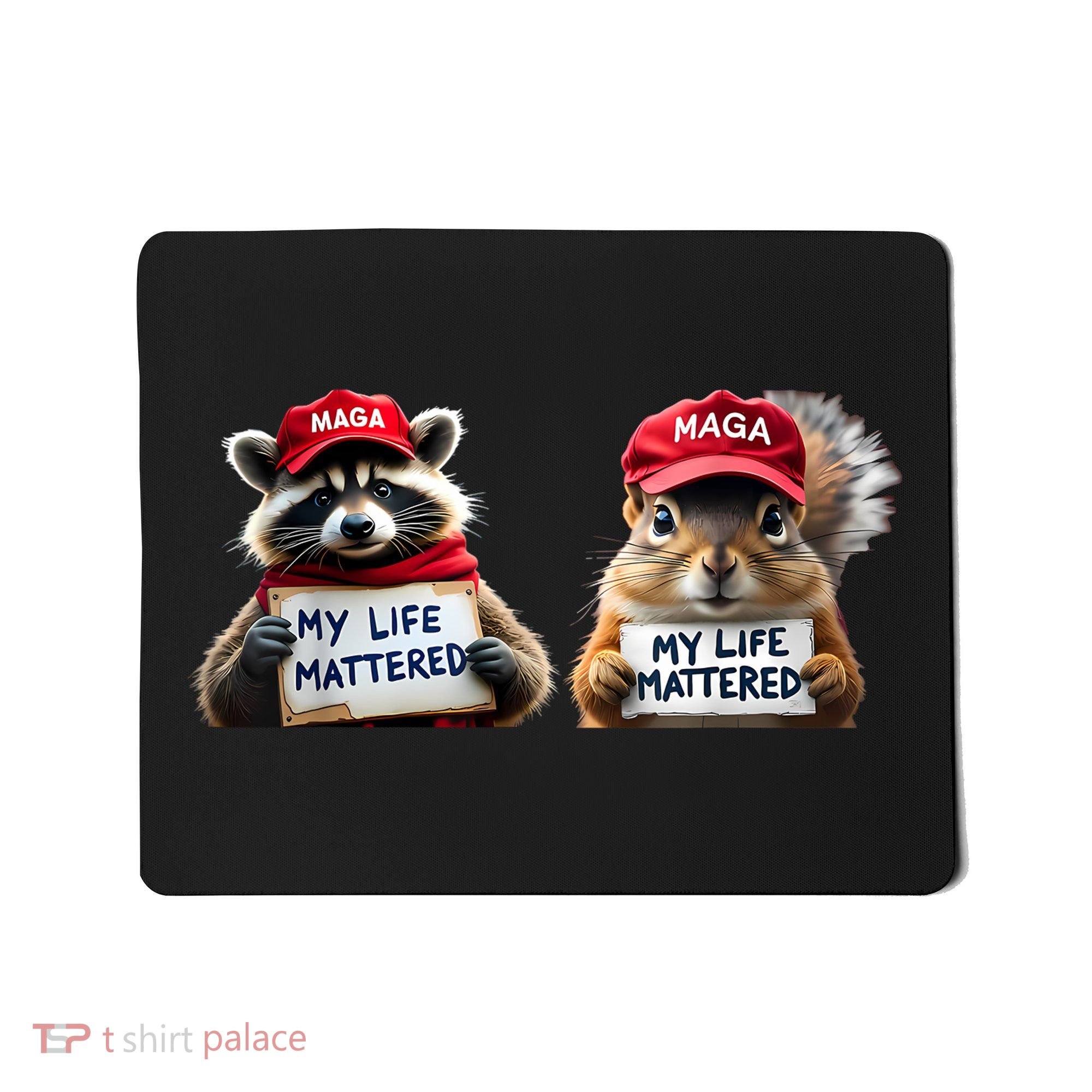Justice For Peanut The Squirrel And Fred The Raccoon Mousepad