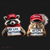 Justice For Peanut The Squirrel And Fred The Raccoon Mousepad thumb 1