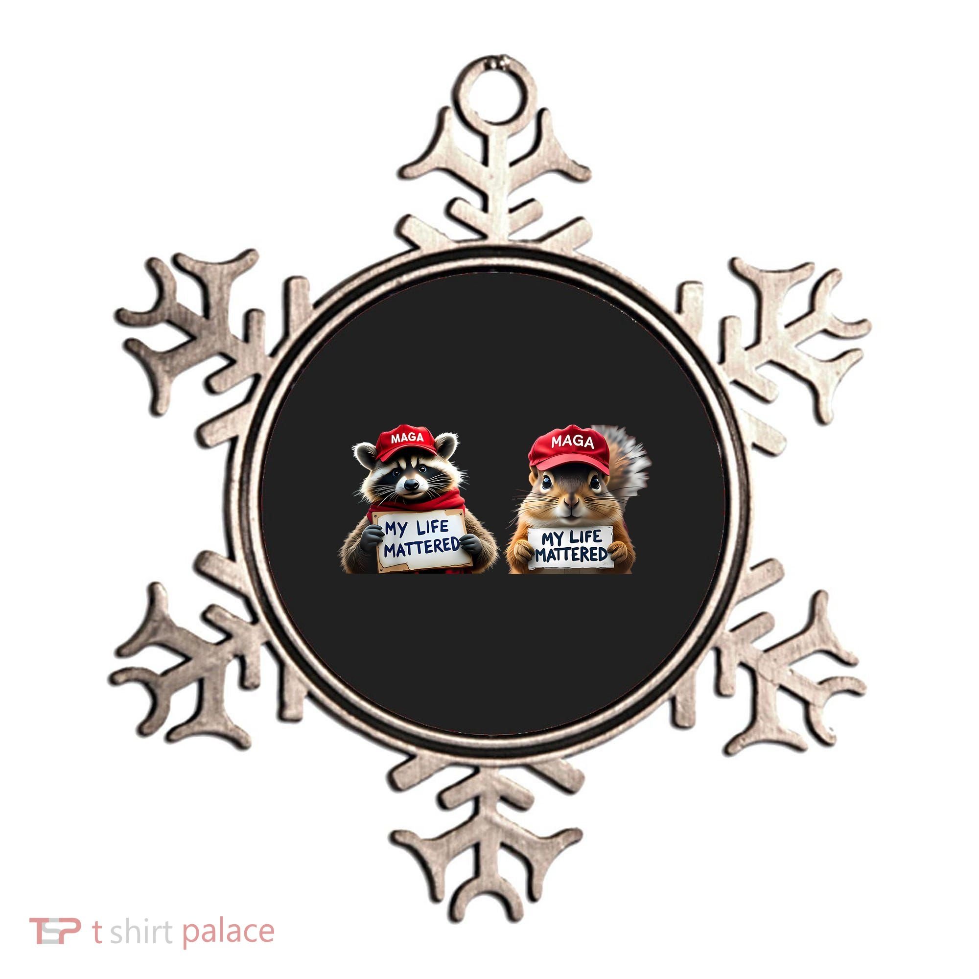 Justice For Peanut The Squirrel And Fred The Raccoon Ornament
