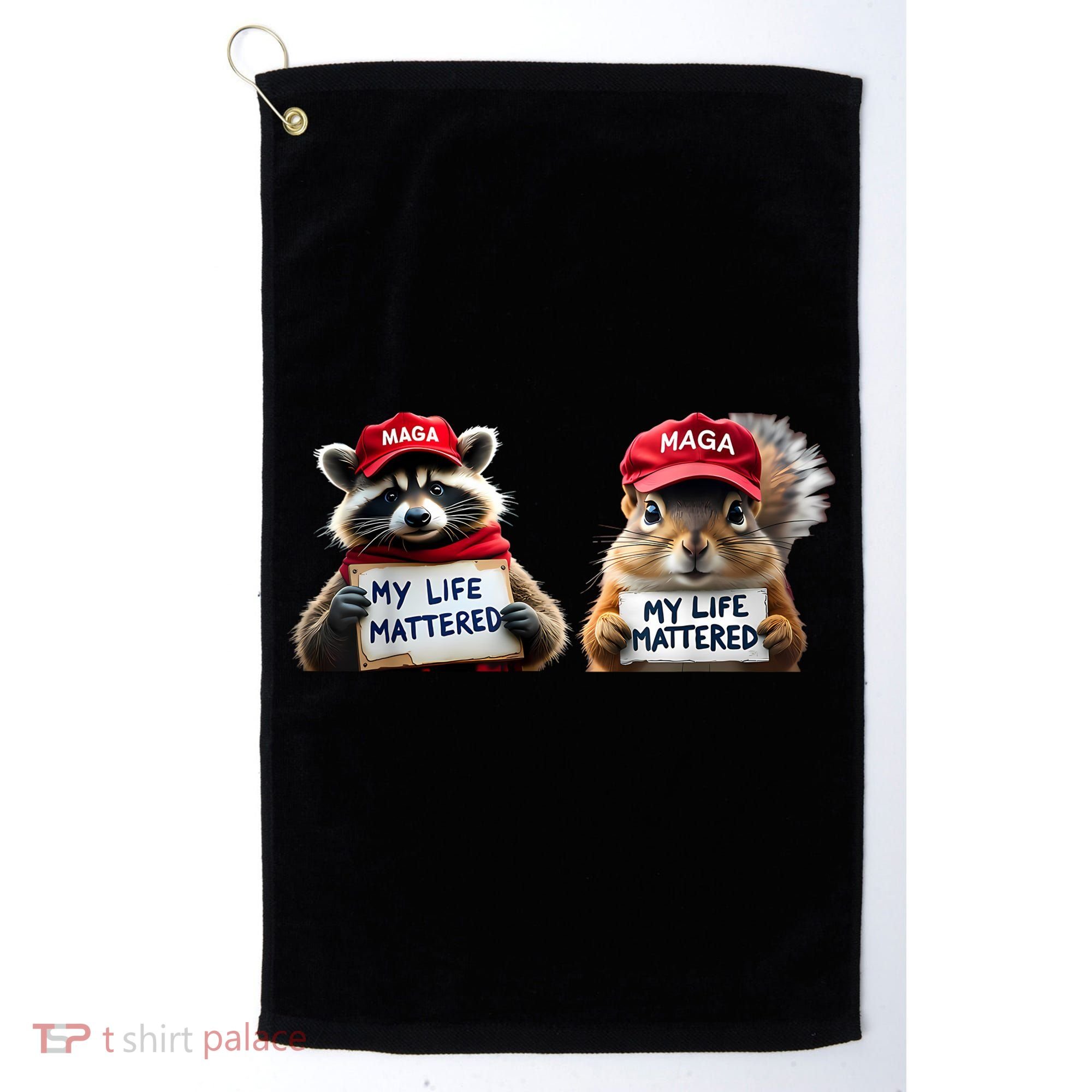 Justice For Peanut The Squirrel And Fred The Raccoon Golf Towel