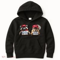 Justice For Peanut The Squirrel And Fred The Raccoon Kids Hoodie thumb 0