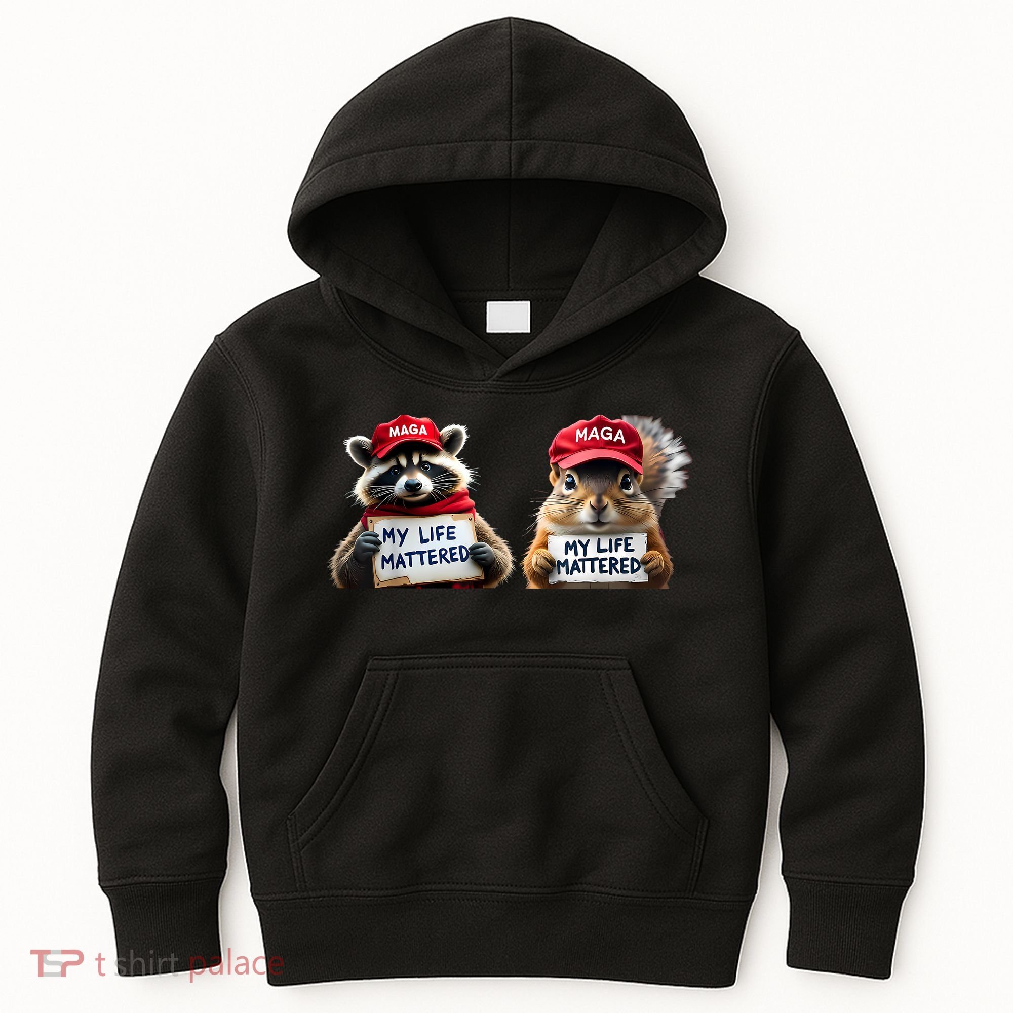 Justice For Peanut The Squirrel And Fred The Raccoon Kids Hoodie