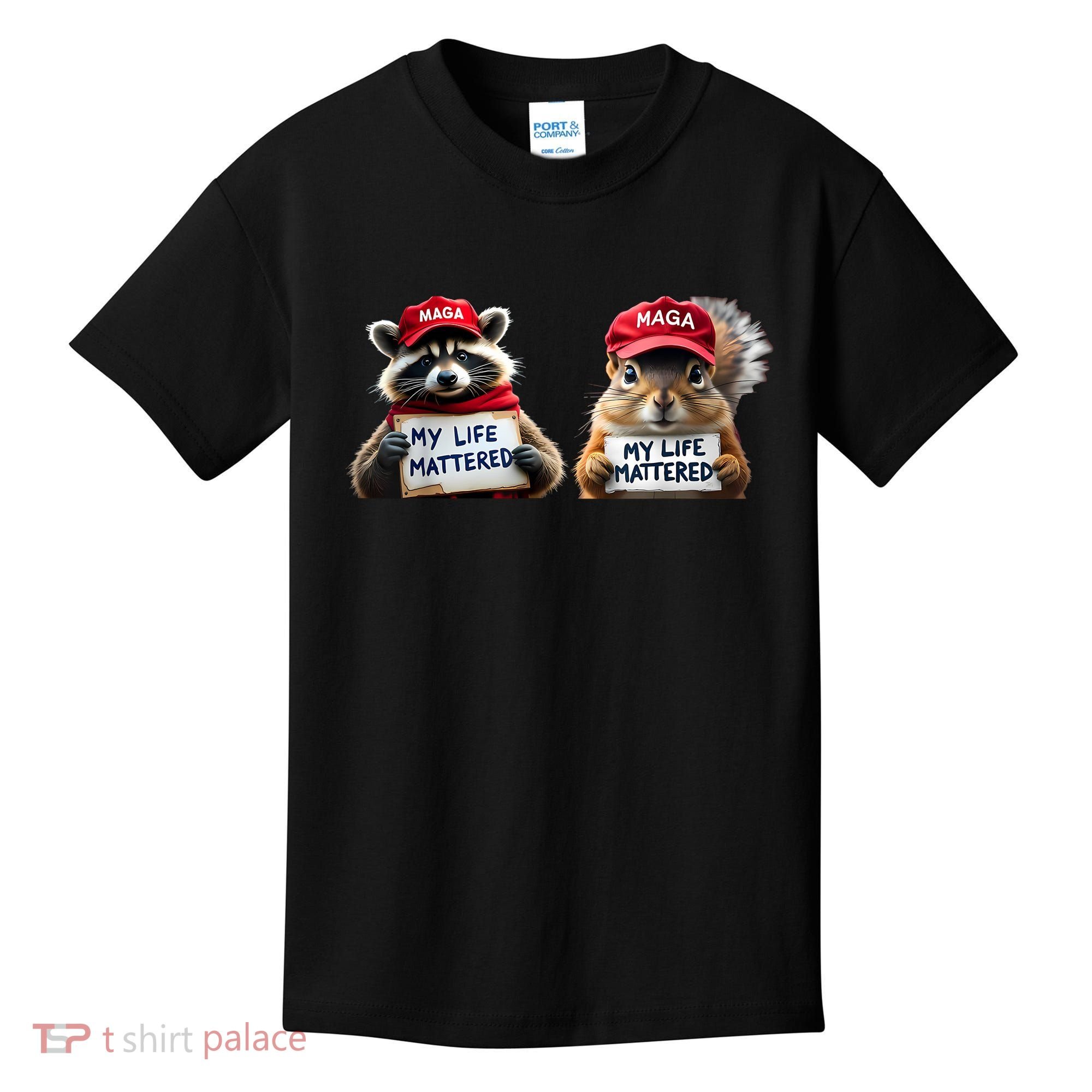 Justice For Peanut The Squirrel And Fred The Raccoon Kids T-Shirt