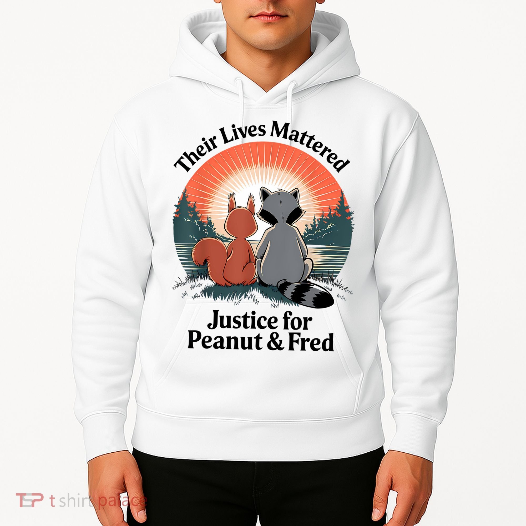 Justice For Peanut The Squirrel Justice For Fred The Raccoon Hoodie