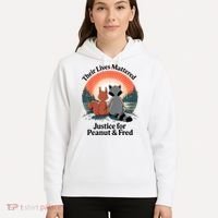 Justice For Peanut The Squirrel Justice For Fred The Raccoon Hoodie thumb 5