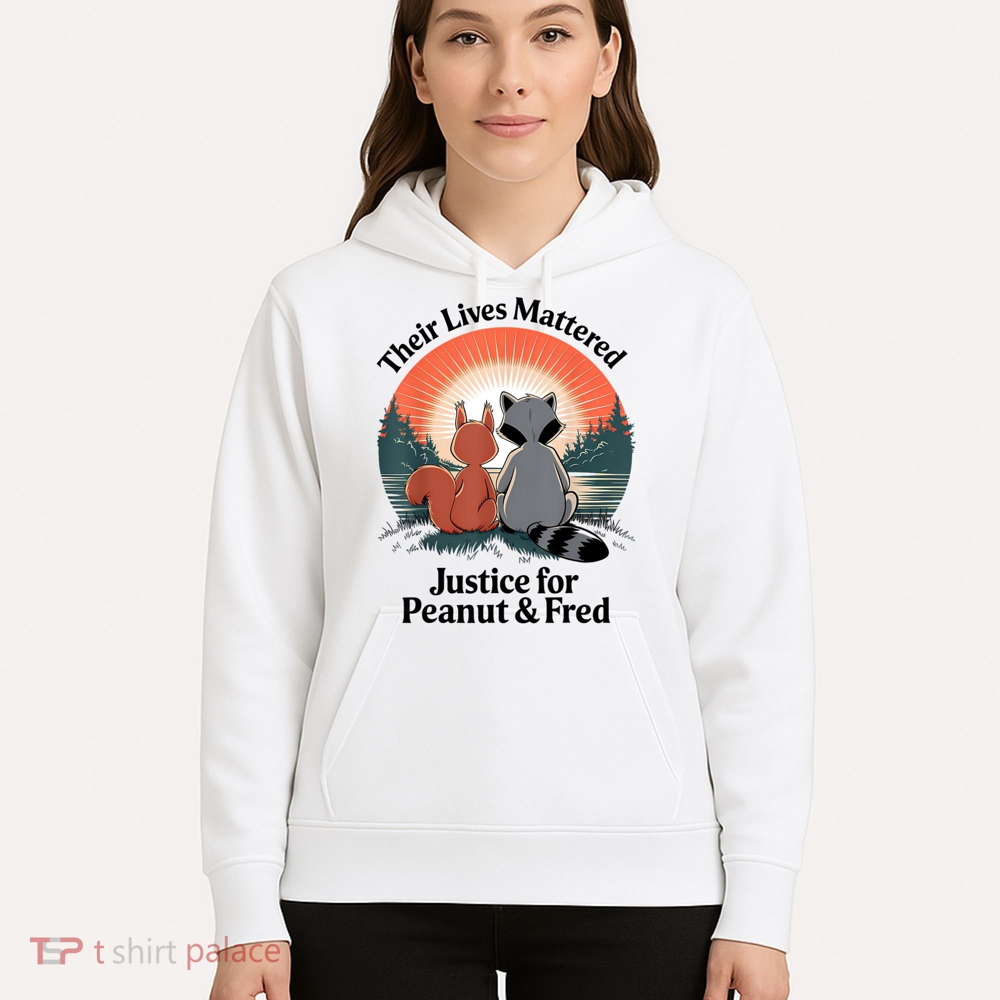 Justice For Peanut The Squirrel Justice For Fred The Raccoon Hoodie