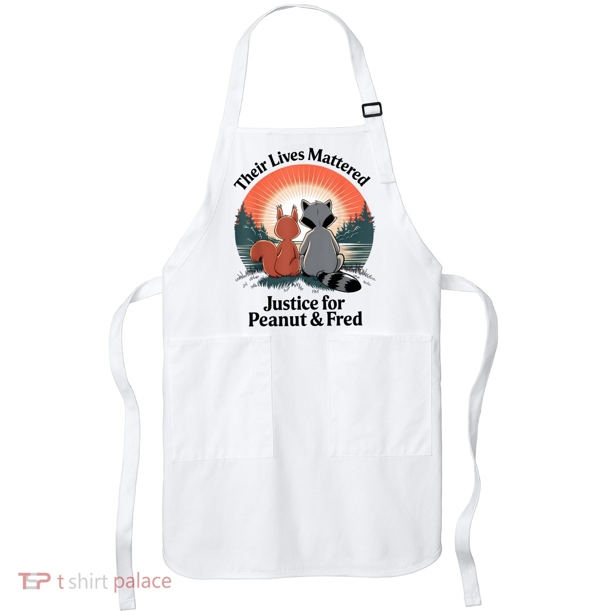 Justice For Peanut The Squirrel Justice For Fred The Raccoon Apron