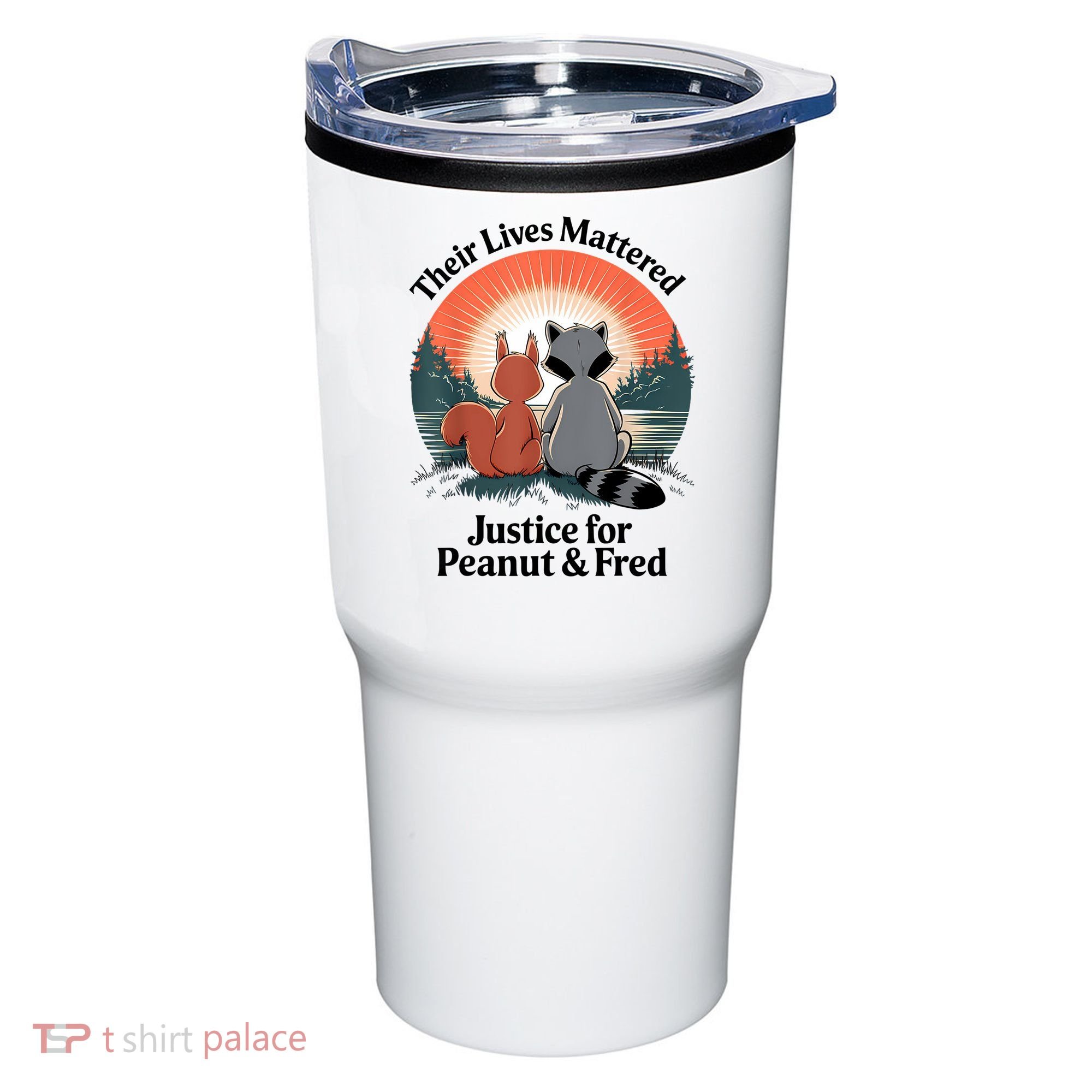 Justice For Peanut The Squirrel Justice For Fred The Raccoon Tumbler