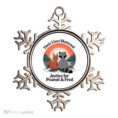 Justice For Peanut The Squirrel Justice For Fred The Raccoon Ornament