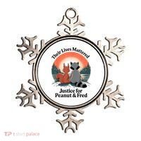 Justice For Peanut The Squirrel Justice For Fred The Raccoon Ornament thumb 0