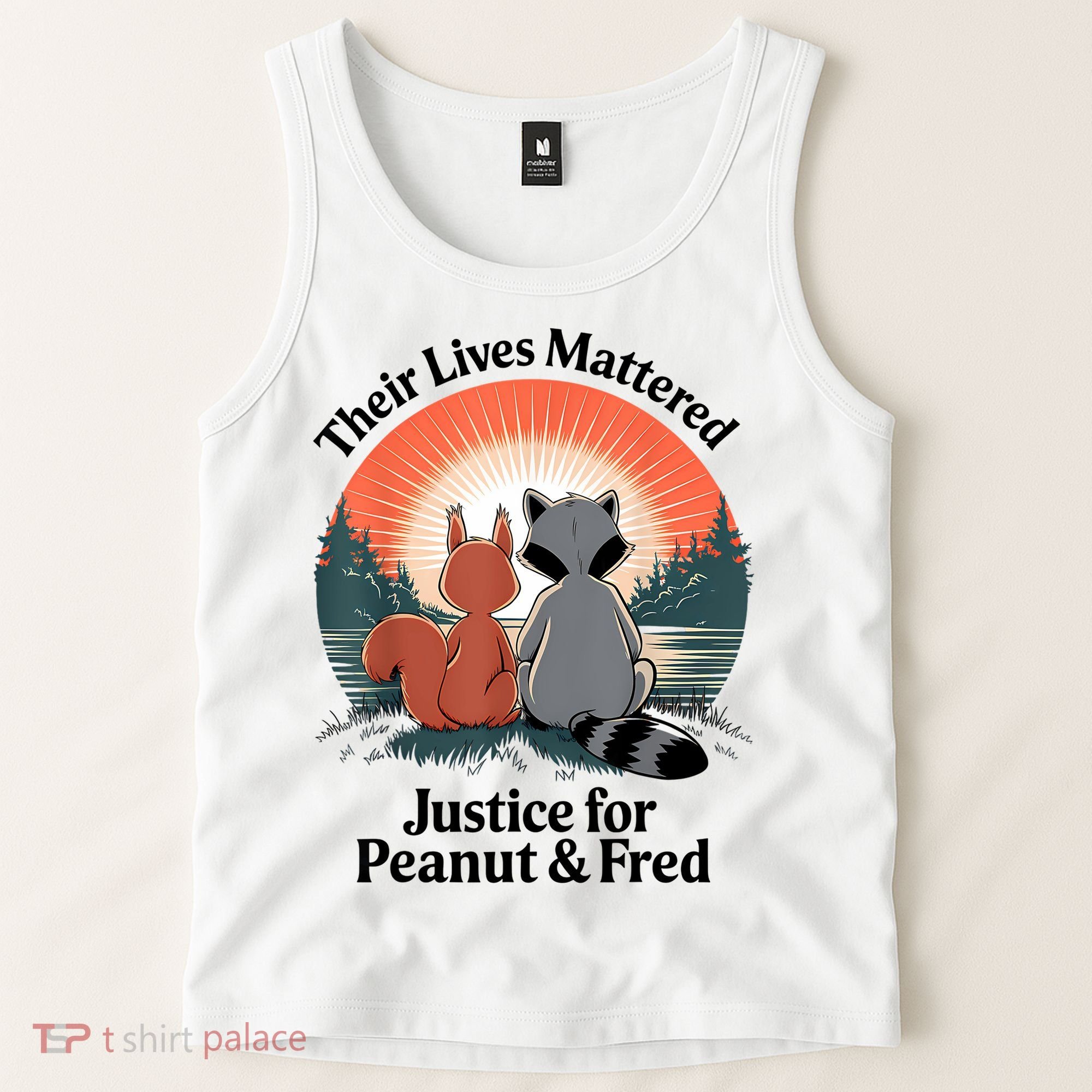 Justice For Peanut The Squirrel Justice For Fred The Raccoon Tank Top
