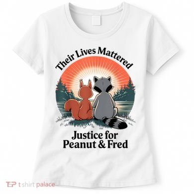 Justice For Peanut The Squirrel Justice For Fred The Raccoon Women's T-Shirt