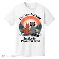 Justice For Peanut The Squirrel Justice For Fred The Raccoon Kids T-Shirt thumb 0