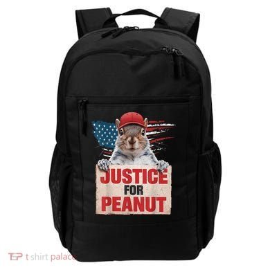 Justice For Peanut The Squirrel American Flag Peanut Squirrel Gift Backpack