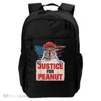 Justice For Peanut The Squirrel American Flag Peanut Squirrel Gift Backpack thumb 0