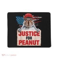 Justice For Peanut The Squirrel American Flag Peanut Squirrel Gift Mousepad thumb 0