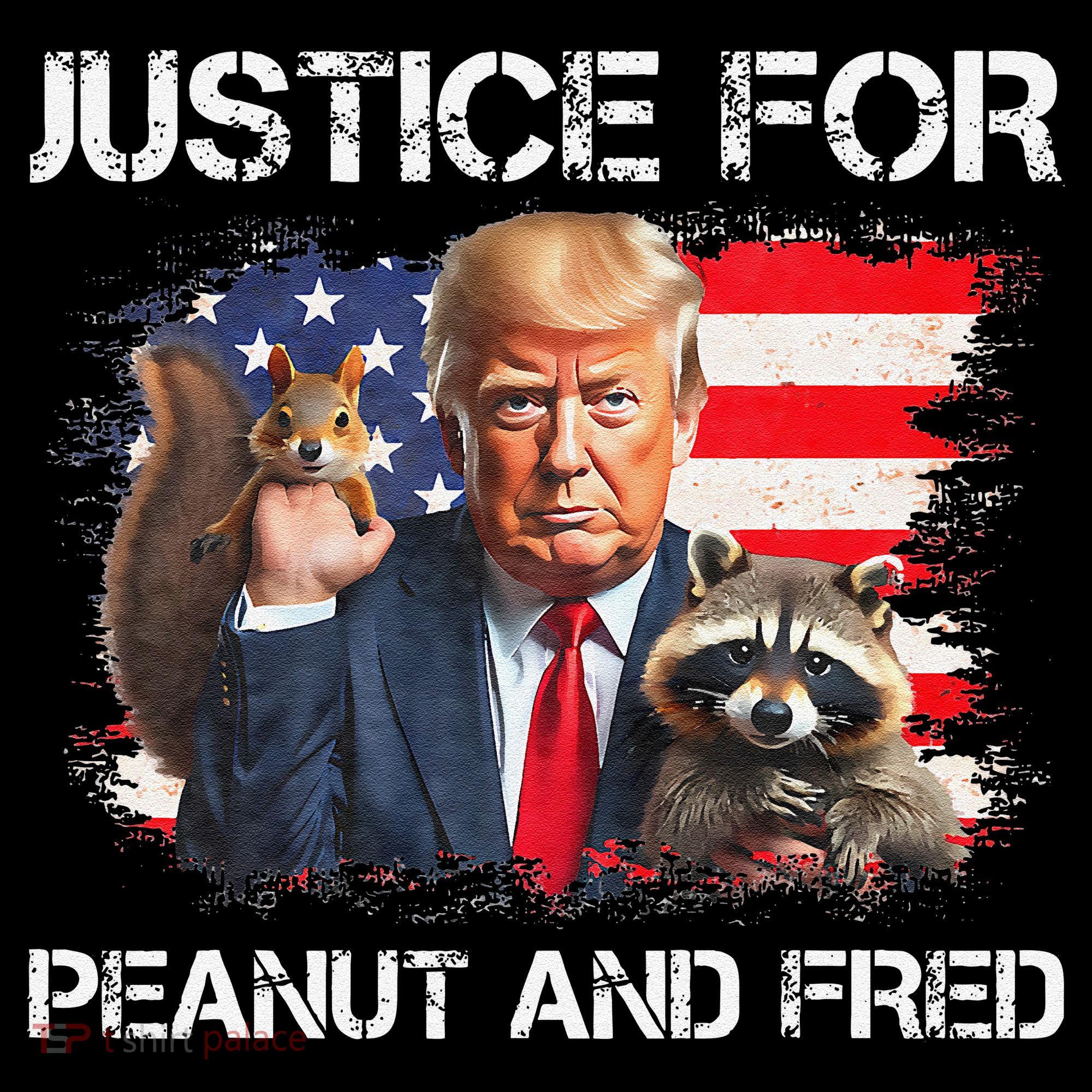 Justice For Peanut Squirrel Fred Raccoon Vote Trump Maga Coffee Mug