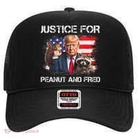 Justice For Peanut Squirrel Fred Raccoon Vote Trump Maga Hat thumb 0
