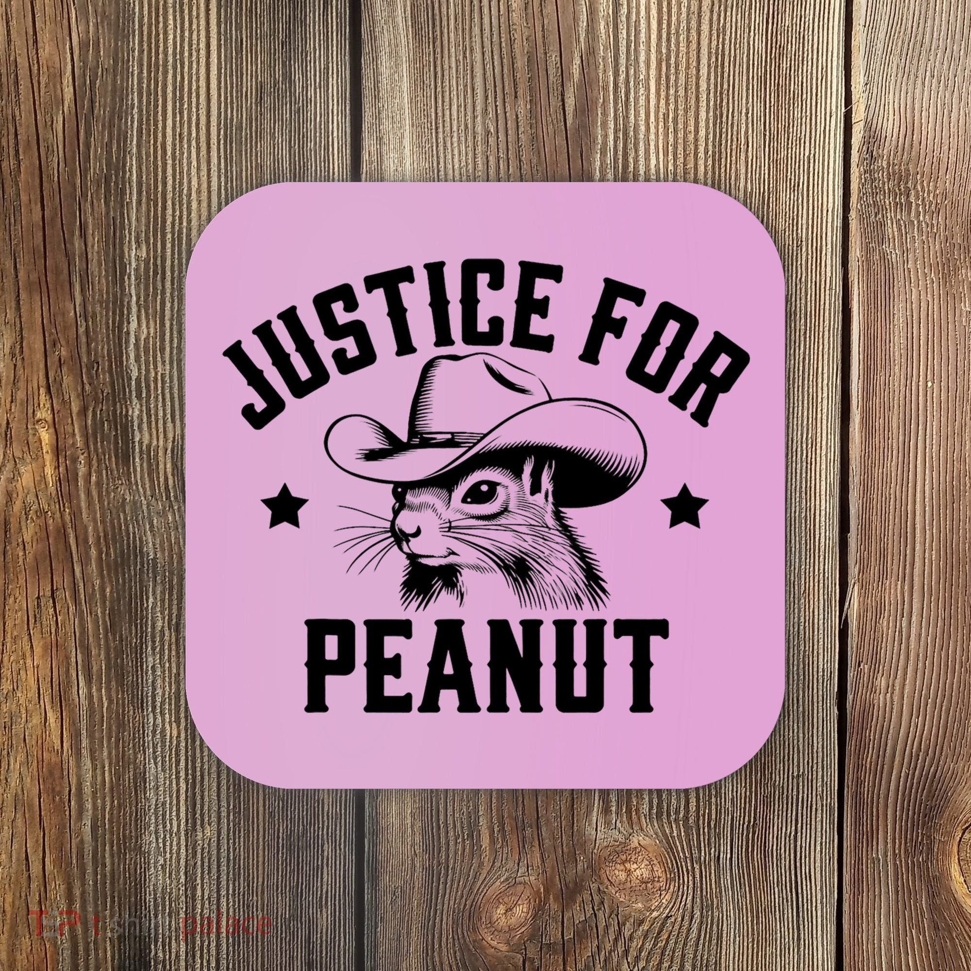 Justice For Peanut The Squirrel Peanut Squirrel Coaster