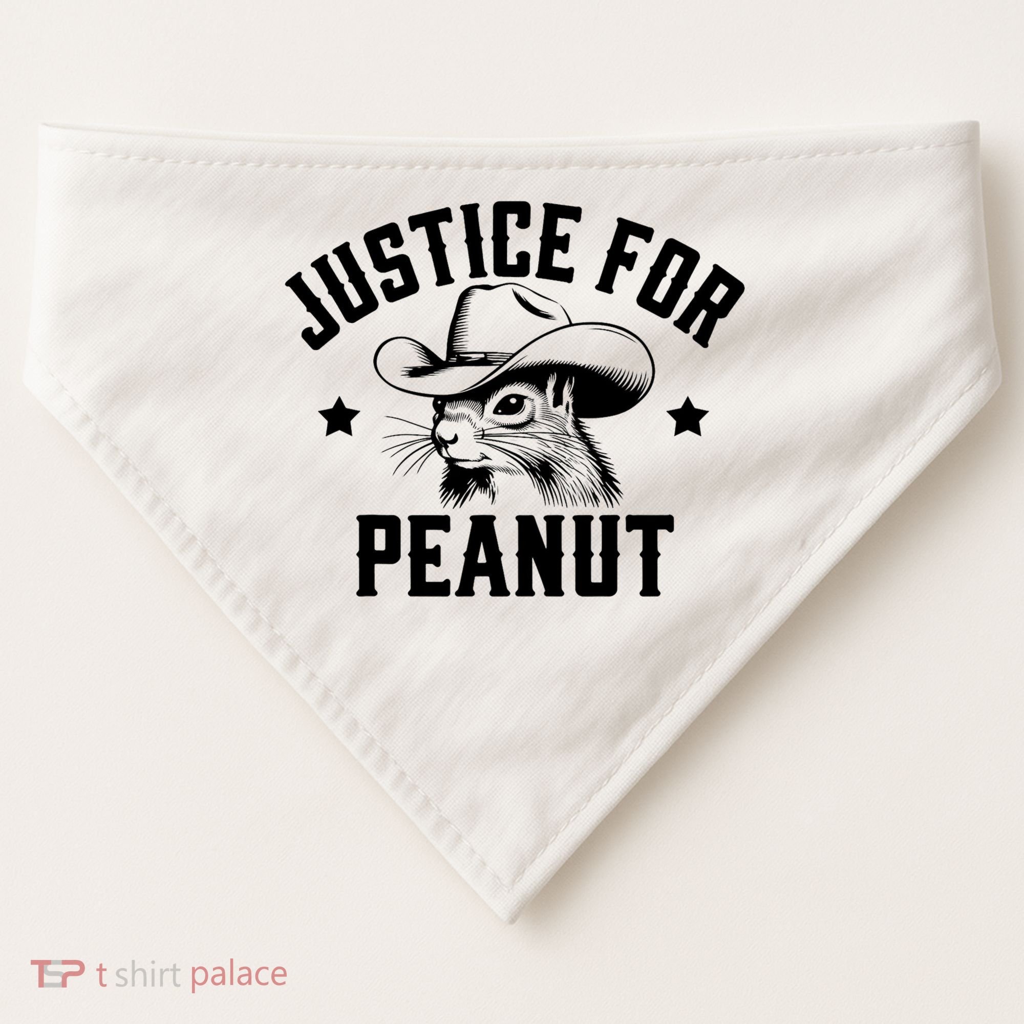 Justice For Peanut The Squirrel Peanut Squirrel USA-Made Doggie Bandana