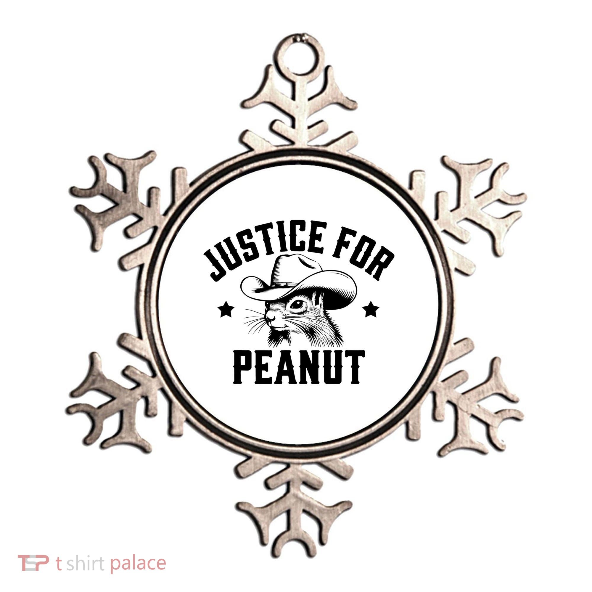 Justice For Peanut The Squirrel Peanut Squirrel Ornament
