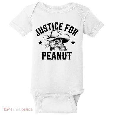 Justice For Peanut The Squirrel Peanut Squirrel Baby Bodysuit