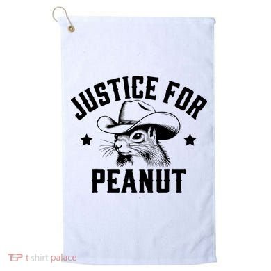 Justice For Peanut The Squirrel Peanut Squirrel Golf Towel