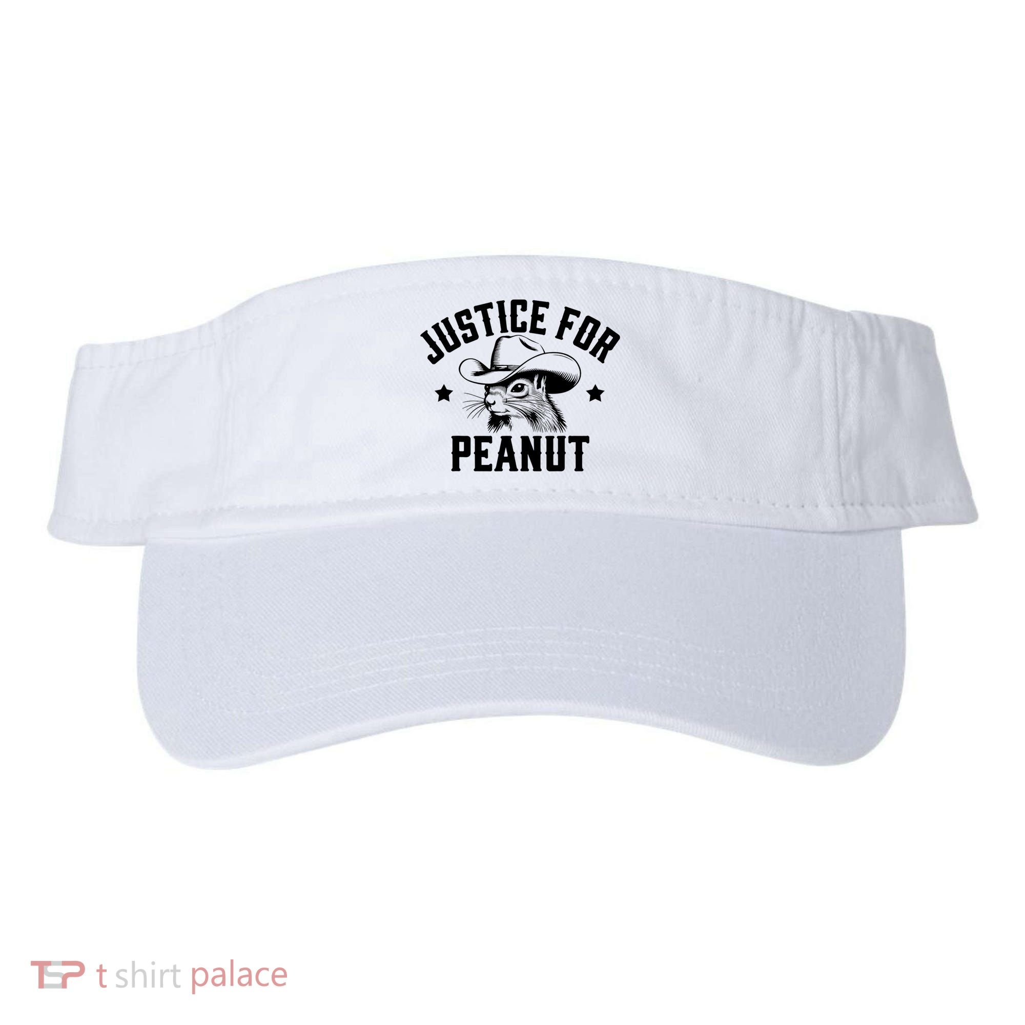 Justice For Peanut The Squirrel Peanut Squirrel Visor