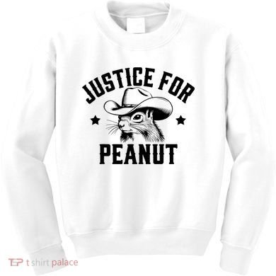 Justice For Peanut The Squirrel Peanut Squirrel Kids Sweatshirt