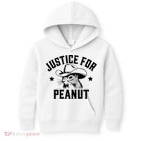 Justice For Peanut The Squirrel Peanut Squirrel Kids Hoodie thumb 0