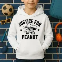 Justice For Peanut The Squirrel Peanut Squirrel Kids Hoodie thumb 2