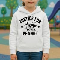 Justice For Peanut The Squirrel Peanut Squirrel Kids Hoodie thumb 3