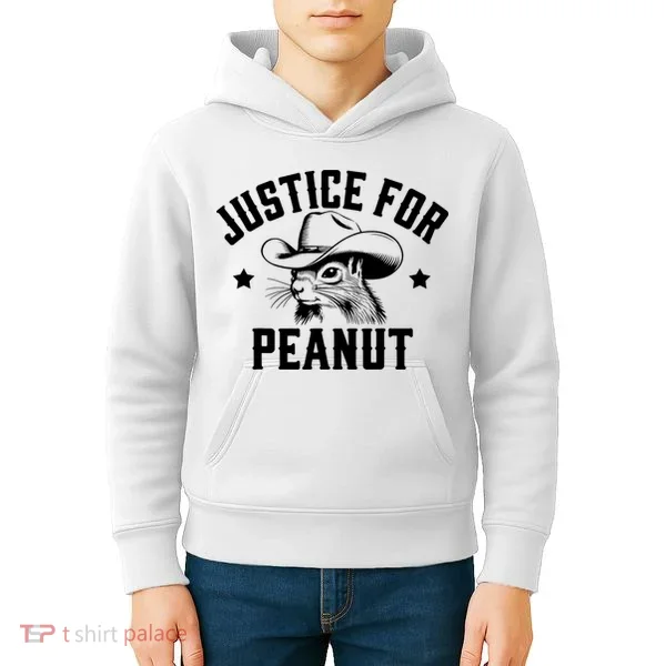 Justice For Peanut The Squirrel Peanut Squirrel Kids Hoodie