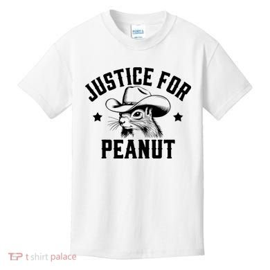 Justice For Peanut The Squirrel Peanut Squirrel Kids T-Shirt