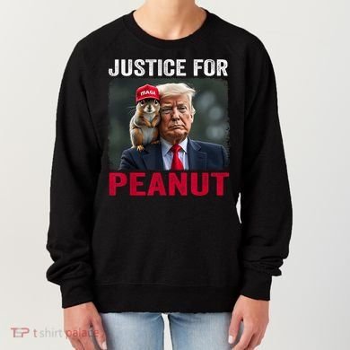 Justice For Peanut The Squirrel Wanted Women's Sweatshirt