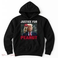 Justice For Peanut The Squirrel Wanted Hoodie thumb 0