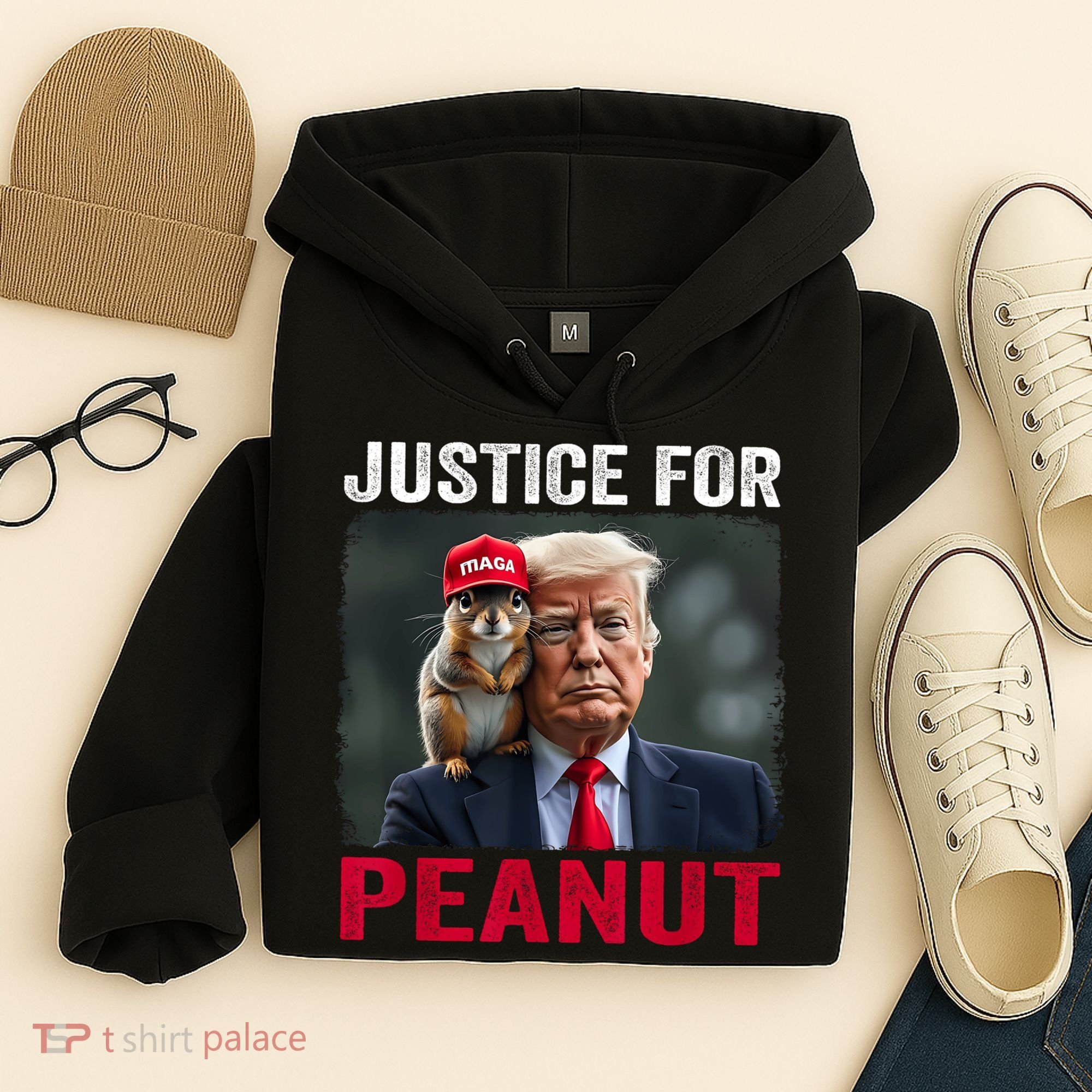 Justice For Peanut The Squirrel Wanted Hoodie
