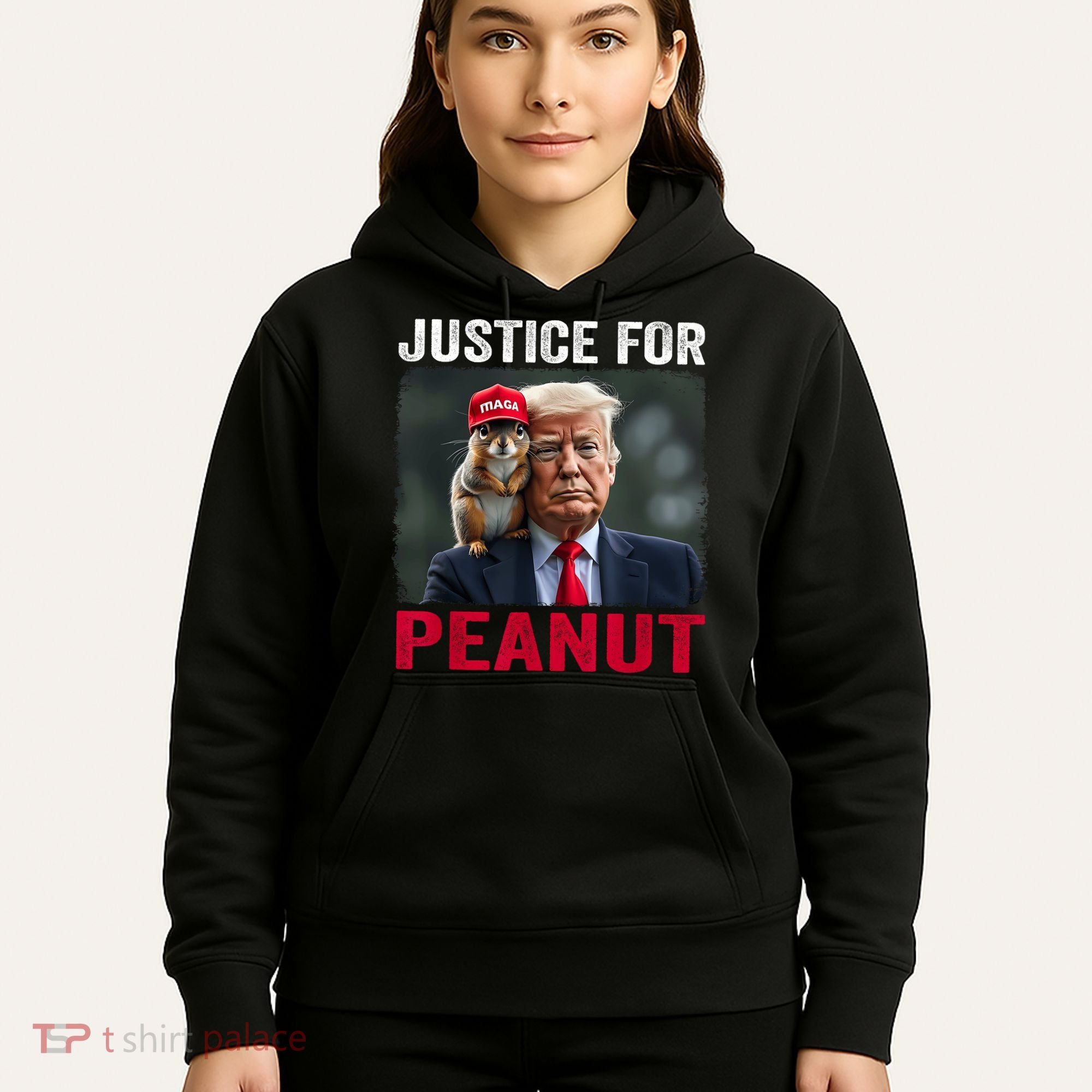 Justice For Peanut The Squirrel Wanted Hoodie