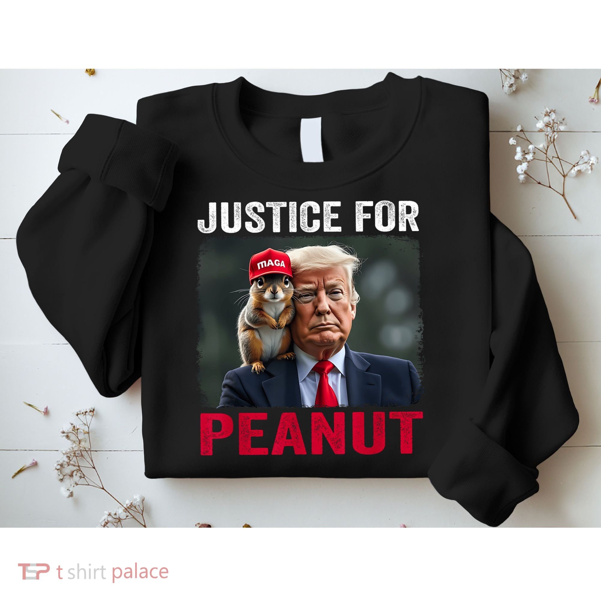 Justice For Peanut The Squirrel Wanted Sweatshirt
