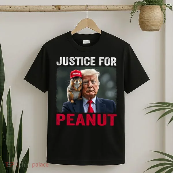Justice For Peanut The Squirrel Wanted T-Shirt