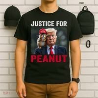 Justice For Peanut The Squirrel Wanted T-Shirt thumb 6