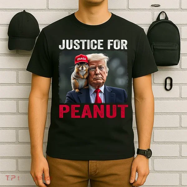 Justice For Peanut The Squirrel Wanted T-Shirt