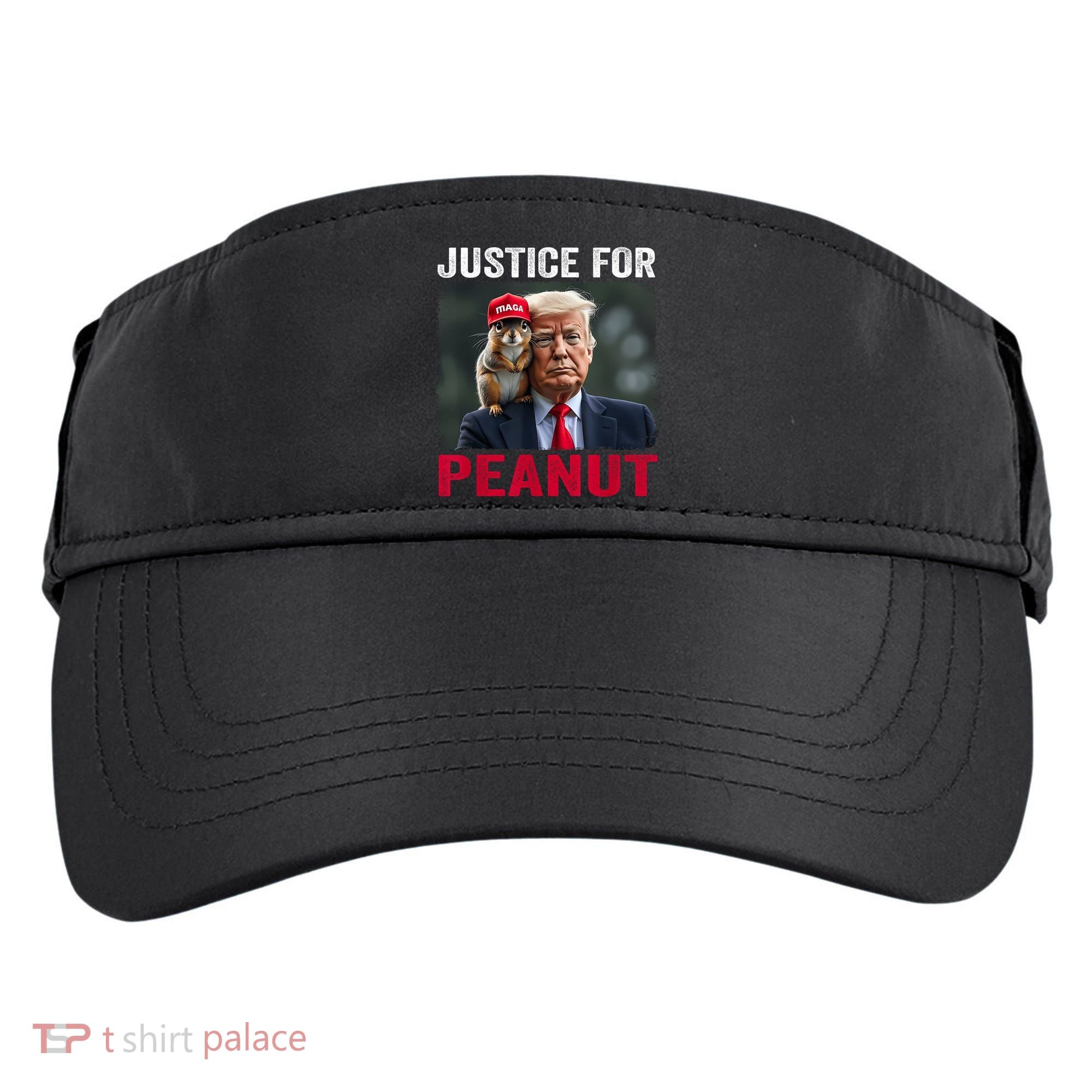 Justice For Peanut The Squirrel Wanted Adult Drive Performance Visor