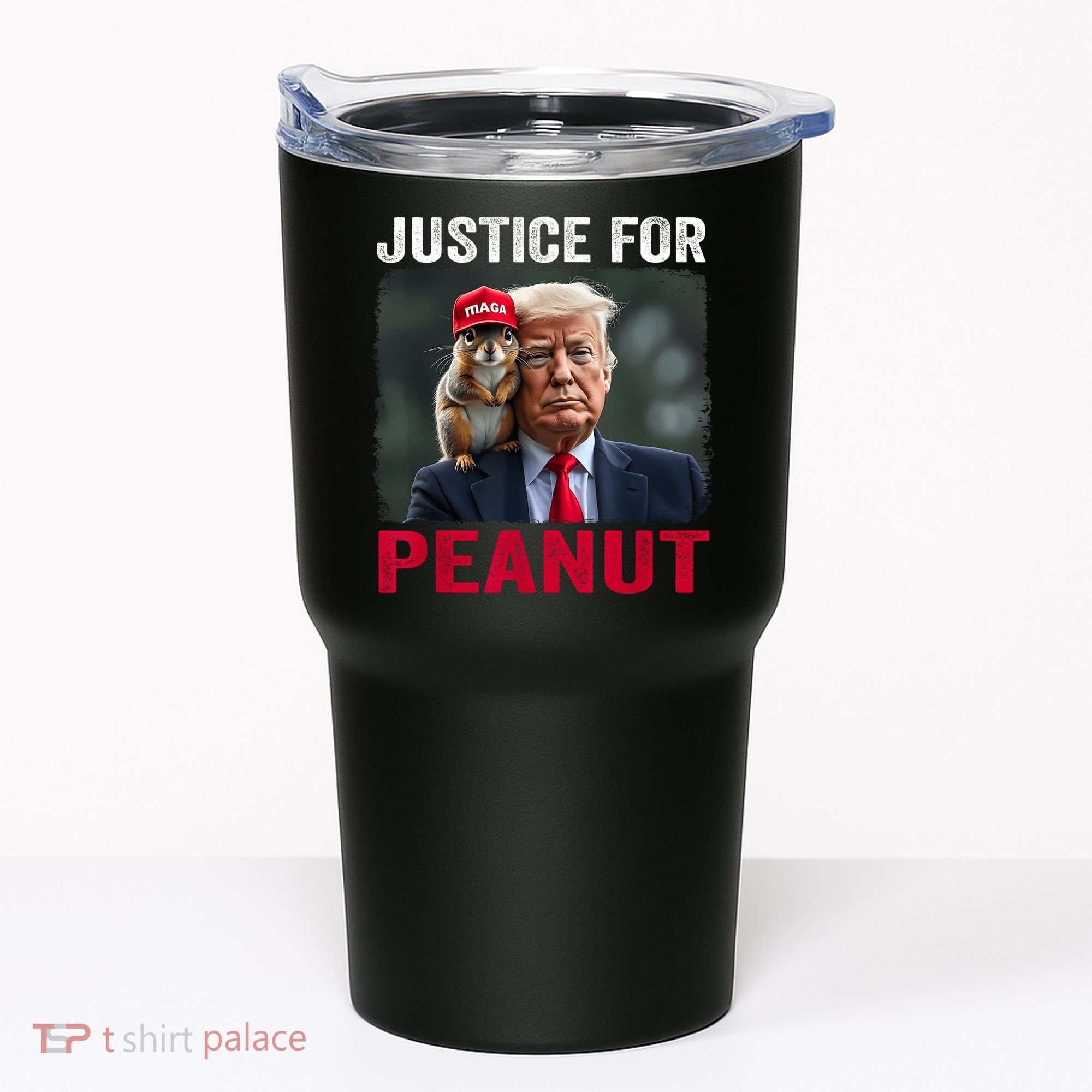 Justice For Peanut The Squirrel Wanted Tumbler
