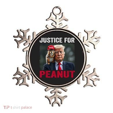 Justice For Peanut The Squirrel Wanted Ornament