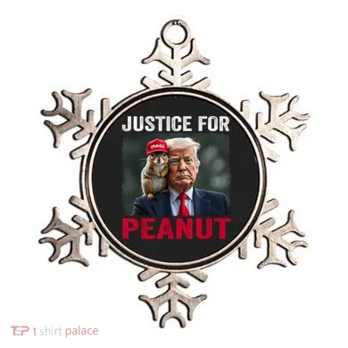 Justice For Peanut The Squirrel Wanted Ornament