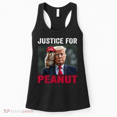 Justice For Peanut The Squirrel Wanted Women's Tank Top